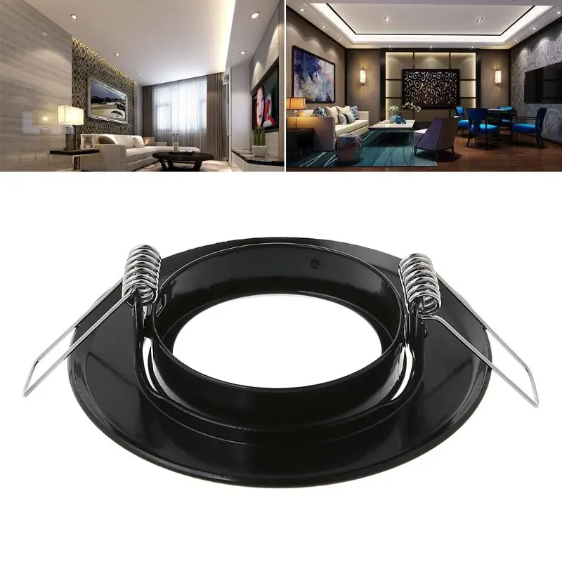 

Lamp Fixture LED Holder Gimbal Kits Ceiling Lamp Housing Body Spotlight Fitting Case High Power For GU10 MR16