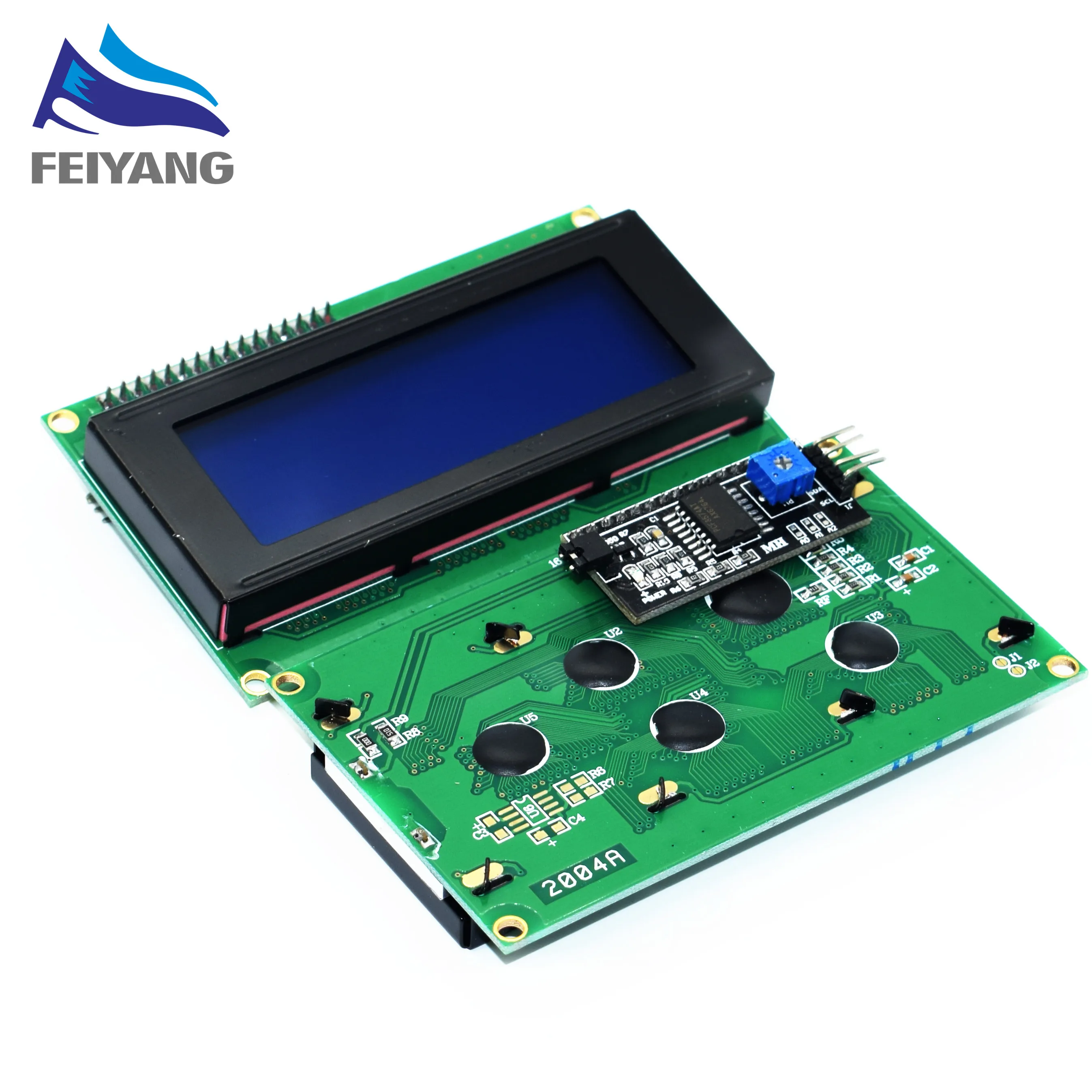 5PCS LCD2004+I2C 2004 20x4 2004A blue screen HD44780 Character LCD /w ...