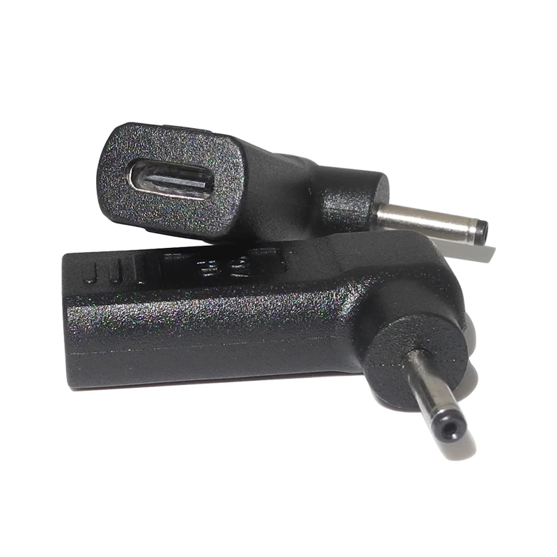 

USB-C Female Plug Converter Dc Jack Power Adapter Charger 3.0 X 1.1mm Male Connector for Acer Samsung Laptops