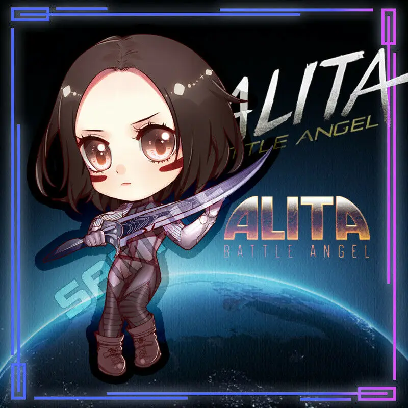 Новый Alita боевой Ангел косплей брелок стенд милый подарок|Реквизит для костюмов| |
