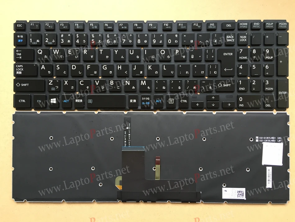 Новая JP японская клавиатура для Toshiba Satellite L50-B L55-B L55DT-B S50-B с подсветкой noframe