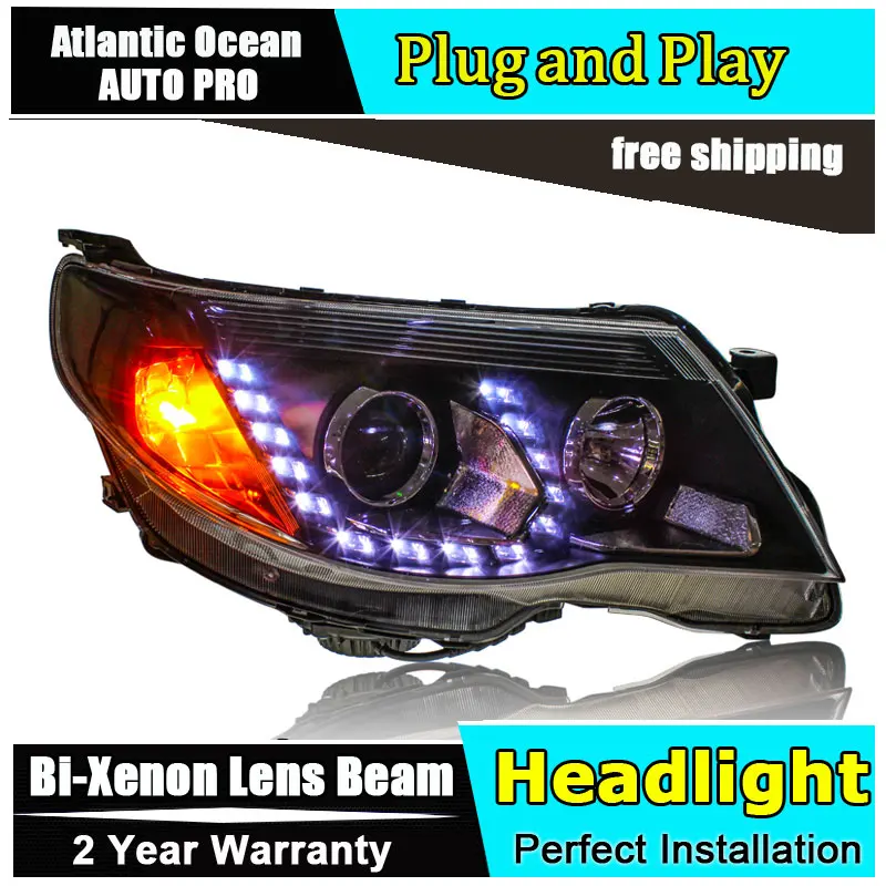 

Auto.Pro Car Styling for Forester LED Headlight 2008-2012 Bi Xenon Headlights drl Lens Double Beam H7 HID Car Parts