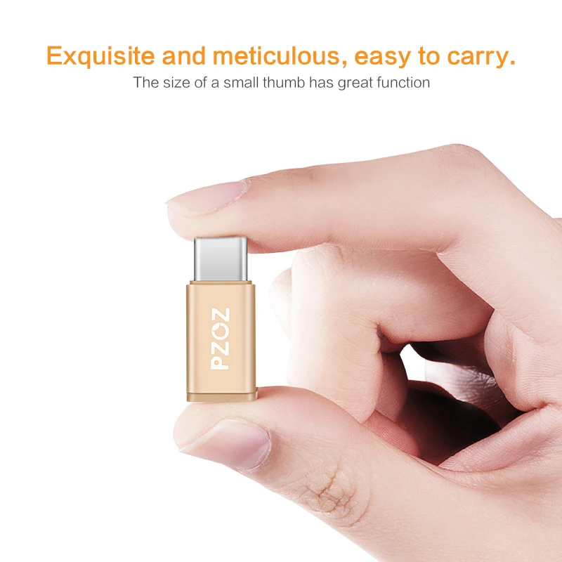 Адаптер PZOZ с Usb 3 1 Type C папа на Micro USB мама для синхронизации и зарядки адаптер c Samsung