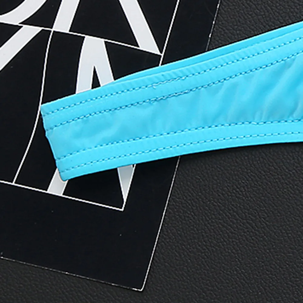 Home&Nest Ice Silk Men's Underwear Panties Sexy Thong Shorts Raised Underwear T Underwears Bed Love