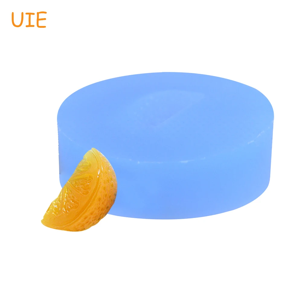 SYL019U Flexible Mold Silicone - Orange Piece / Slice Miniature Food Sweets Charms Cupcake (Clay Resin) | Дом и сад