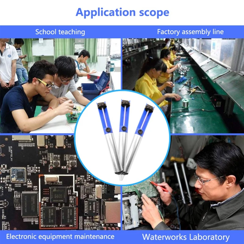 Всасывающий оловянный солдат присосок отпайки пистолет паяльник ручка ручные инструменты