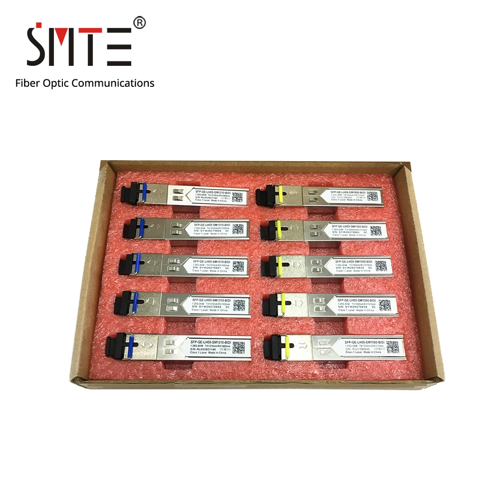 1 25G TX1310nm/RX1550nm TX1550nm/RX1310nm 20KM SC DDM для одномодового одноволоконного SFP HUAWEI