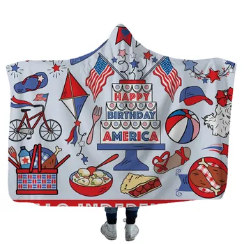 

SOFTBATFY Boy Ball Hooded Blanket Fleece Throw Blanket Dropshipping