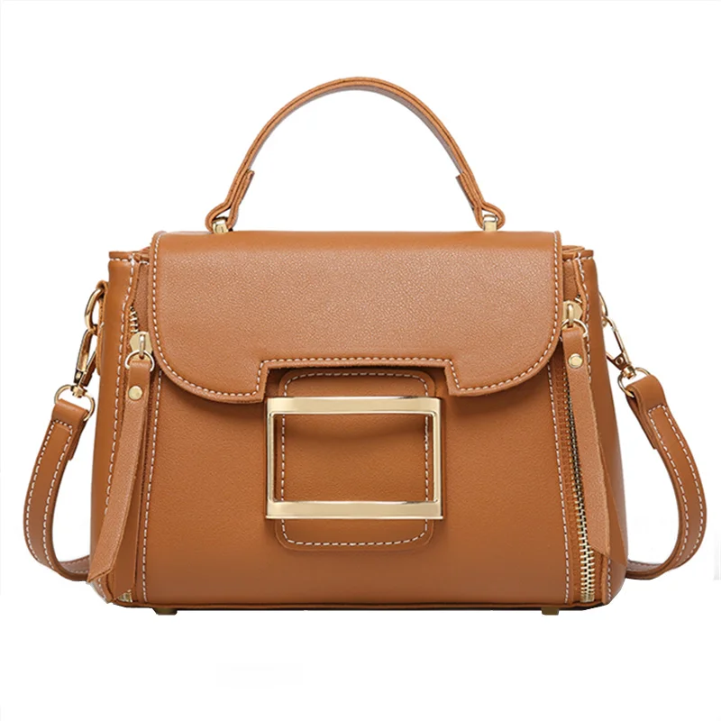 

women leather handbags crossbody Korean version of the wild slung personality handbag clutches women shoulder messenger bag