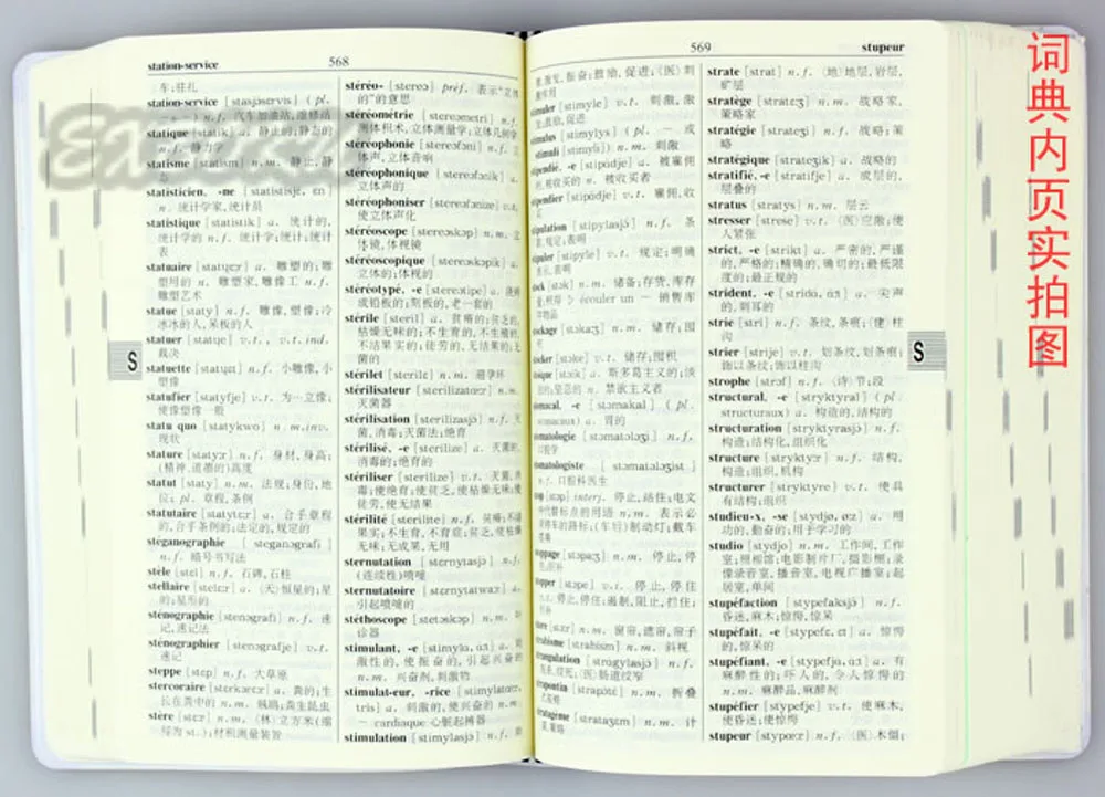 Китайский французский словарь Книга для китайского Starter учащихся, китайский иероглиф книги подарок. Китайский французской книги