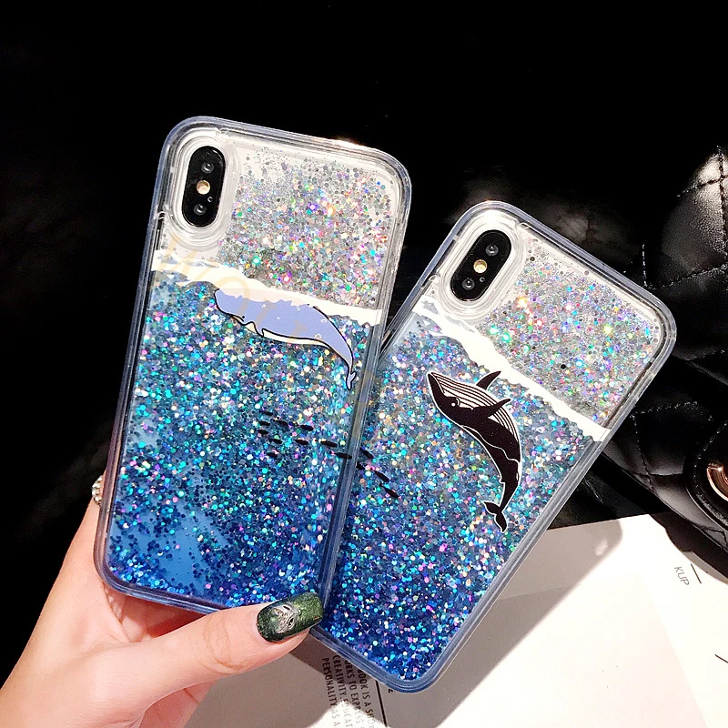 

Dynamic Liquid Case For Xiaomi Mi 8 SE A2 lite A1 5X Max 3 Mix 2S Redmi 5 Plus 6 Pro S2 Note 5 Quicksand Whale Silicon TPU Cover