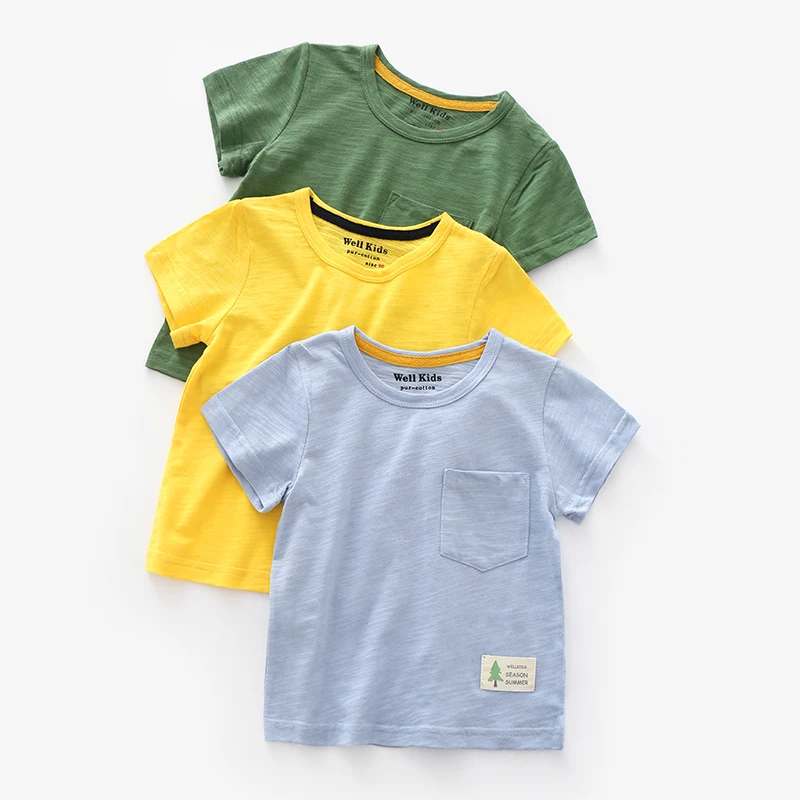 2 8y summer boys clothes t shirts cool 2018 thin children t shirt girls clothing cotton casual o