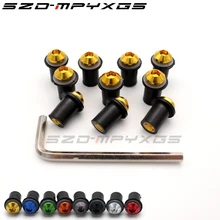 Motorcycle Windscreen Windshield Bolts Screw Nut Fastener Kit For BENELLI BN600 TNT600 Stels600 Keeway TNT 300 BN302 TNT 125 135 Motorcycle Windscreen Windshield Bolts Screw Nut Fastener Kit For BENELLI BN600 TNT600 Stels600 Keeway TNT 300 BN302 TNT 125 135