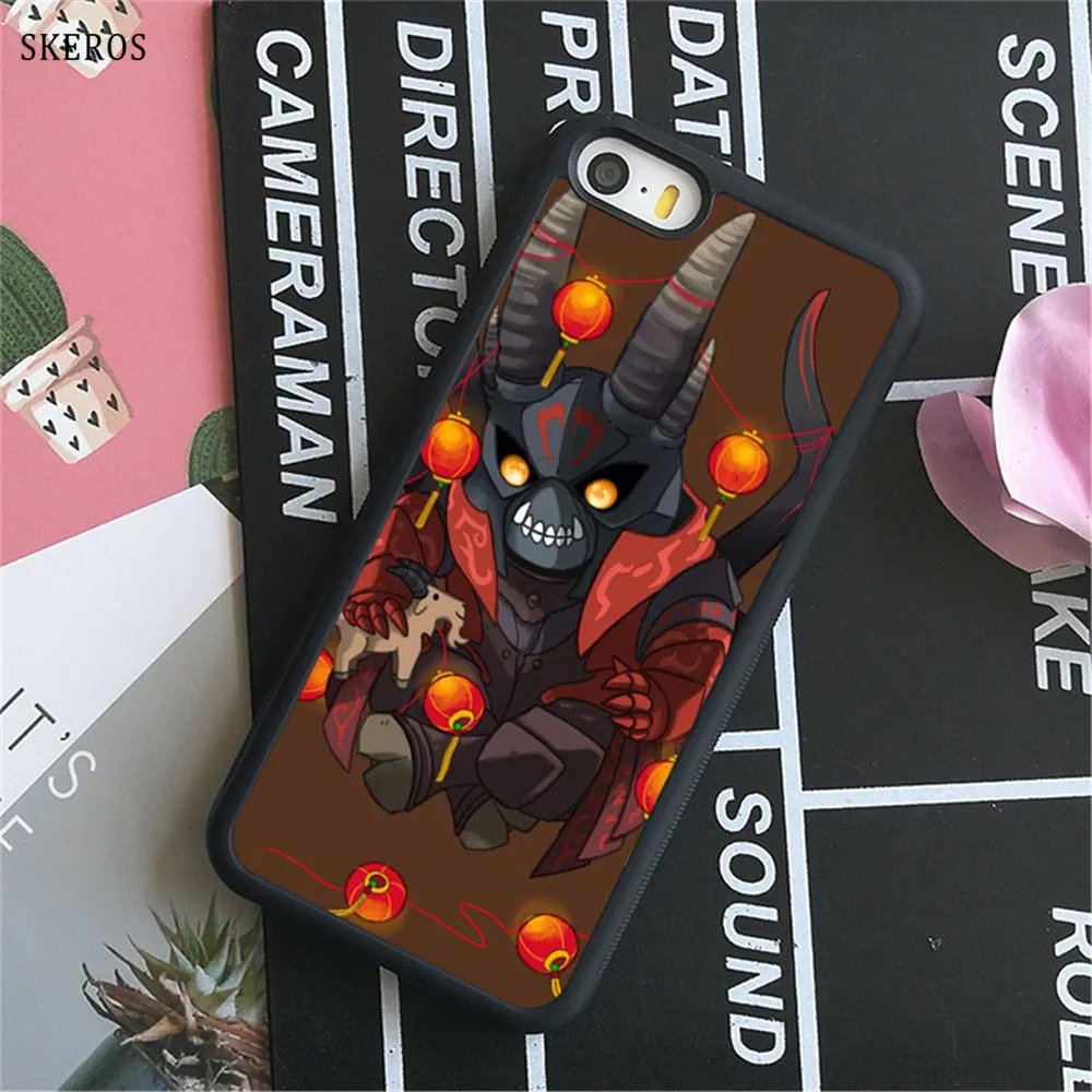 Skeros Dota 2 Lucifer The Doom Phone Case For Iphone X 4 4s 5 5s 6