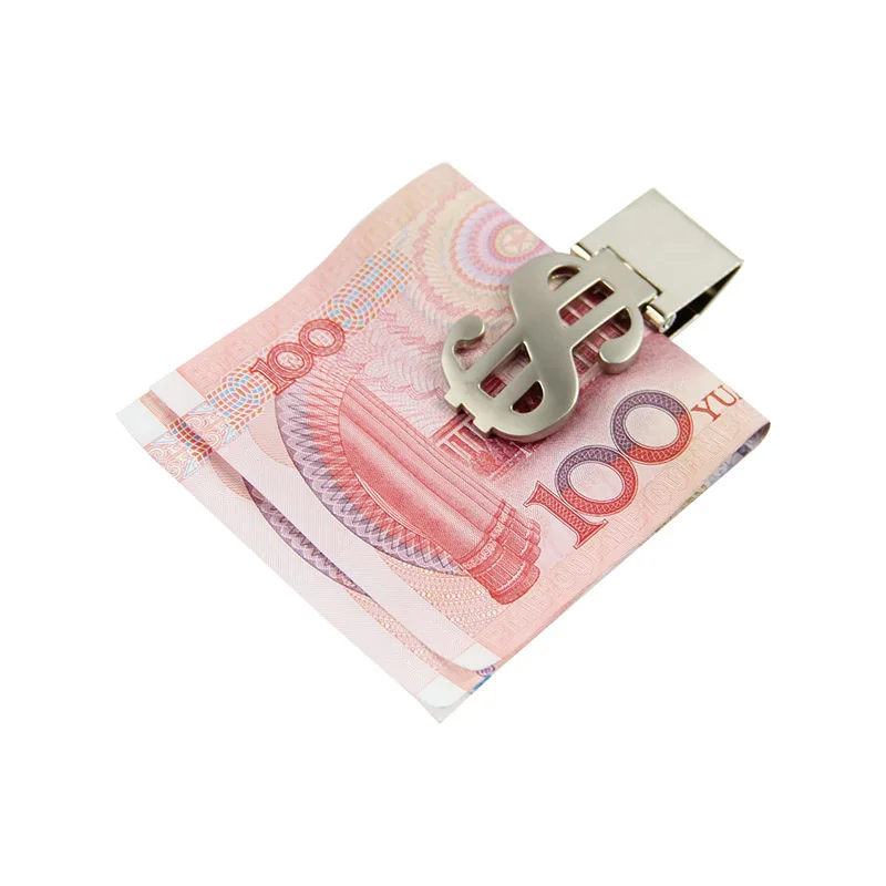 Metal Money Clip Slim Money Clip Stainless Steel Cash Bills Credit New Dollar Design