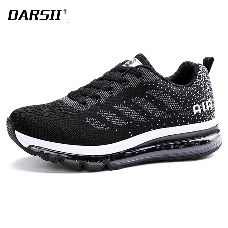 

Air Cushion Sneakers for Woman Breathable Flyknit Casual Wimen's Shoes Outdoor Road Sports Jogging Footwear Ladies Buty Damskie