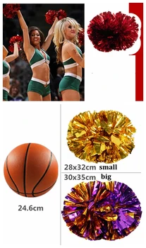 

6pcs Metal Cheerleading Pom Poms