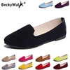 Zapatos planos de primavera y verano para mujer, zapatos planos de Ballet de Color caramelo para mujer, zapatos informales de talla grande para otoño, mocasines para mujer WSH2216 ► Foto 1/6