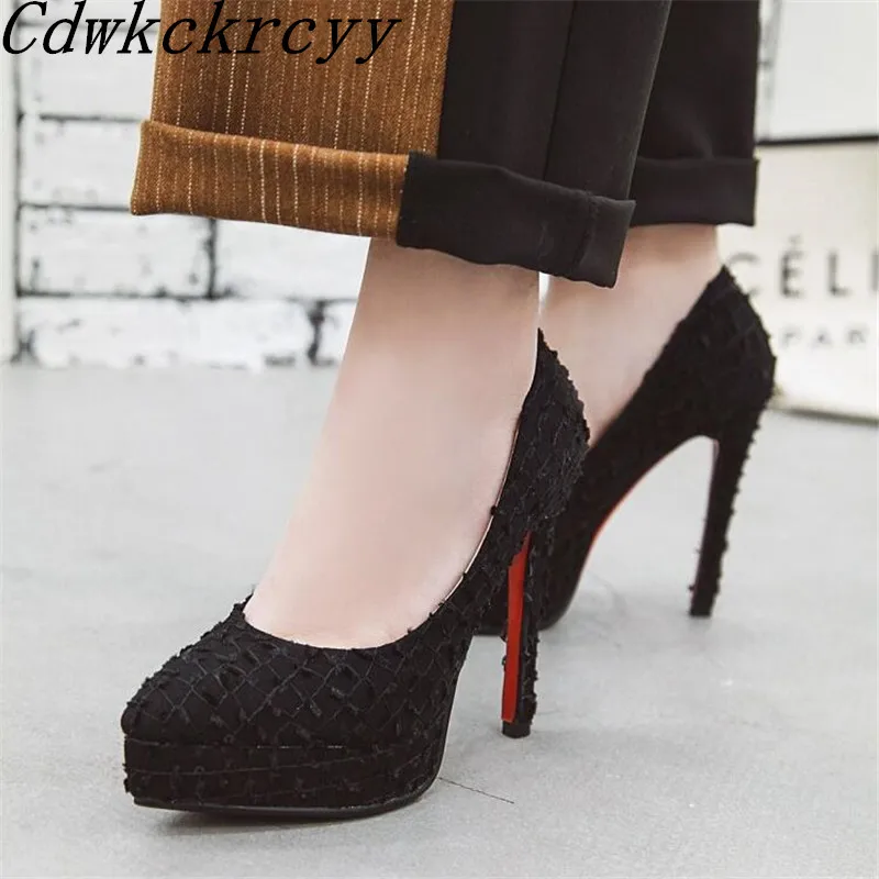 

Spring Autumn New pattern Europe and America fashion High-heeled Women Shoes white black sexy Shallow mouth banquet Women Shoes