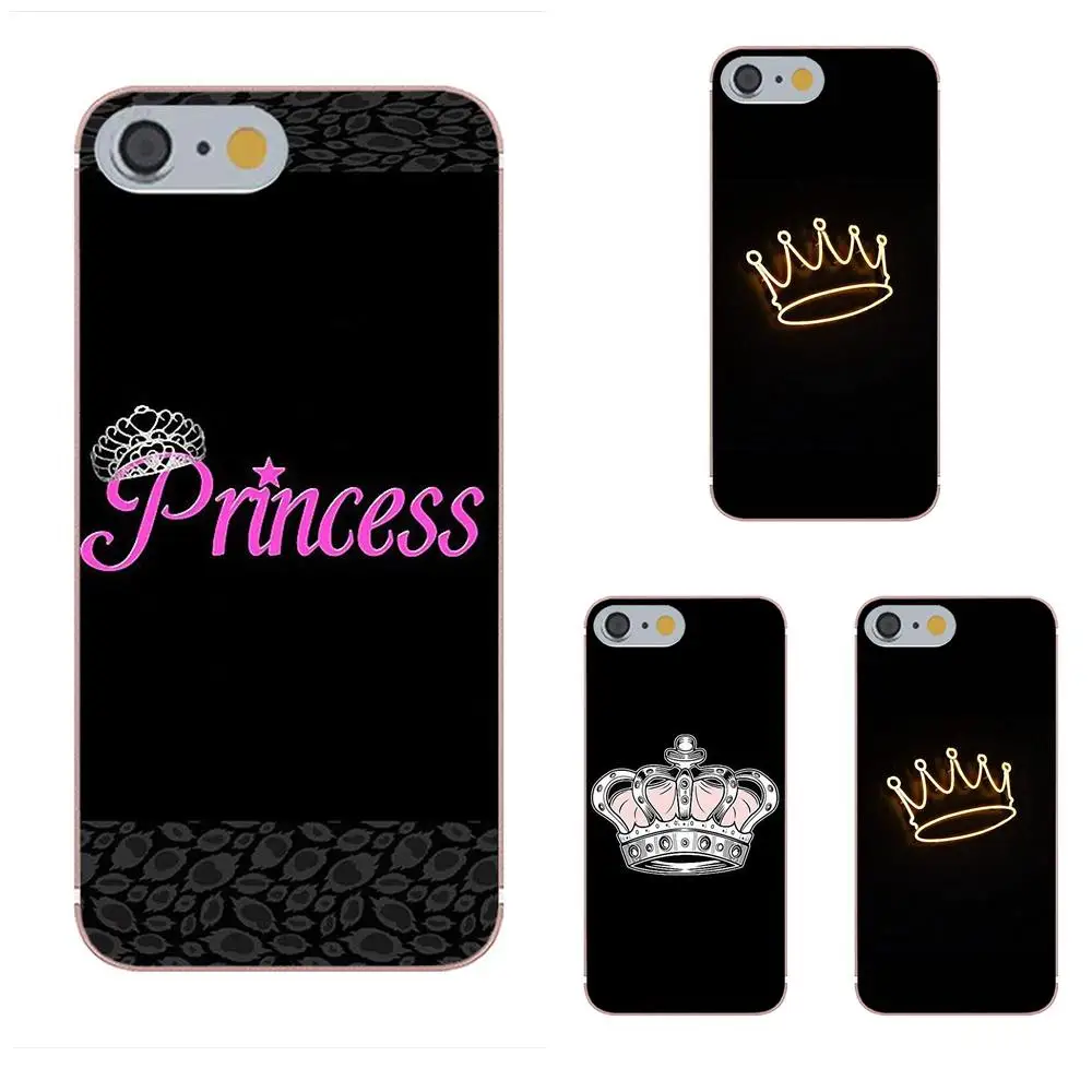 cheap Oedmeb Bitch Queen Crown King Princess TPU Skin Painting For LG G2 G3 mini spirit G4 G5 G6 K4 K7 K8 K10 2017 V10 V20 V30