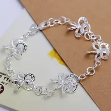 H140 925 Нежный серебряный браслет, 925 Нежный Серебряный Модный Ювелирный Браслет с пятью цветами/afnaiwua axtajpaa