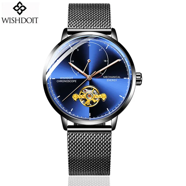 

WISHDOIT Women Watch Automatic Mechanical Watches Ladies Top Brand Luxury Stainless Steel Dress Wristwatches Relogio Feminino