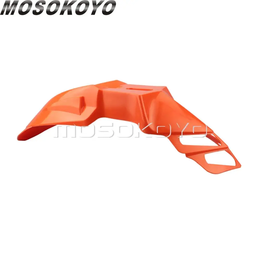 Supermoto Front Fender Motard Enduro EVO Mudguard for KTM EXC SMR DUKE DRZ KX YZ WR XR KLR KLX CRF Universal - Цвет: Orange