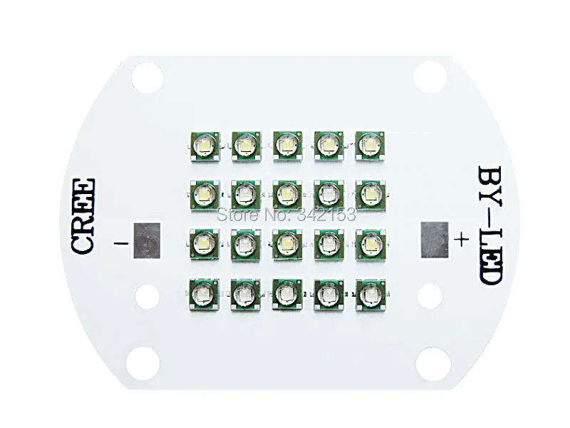 Топ светодиодный свет 60 Вт Cree XP-E светодиодный светильник зеленый 530NM+ синий 470NM+ белый 6500 K смешанный цвет многокристальный светодиодный генератор «сделай сам» лампа