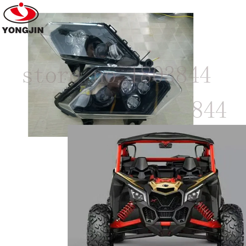 Для Can Am Maverick X3 XDS XRS правая противотуманная фара Свет Фар 710004659