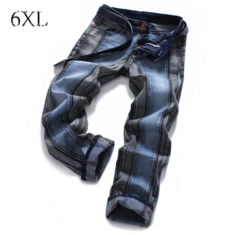 6 EXTRA LARGE European Style High Quality Men's Jeans Cotton Stretch