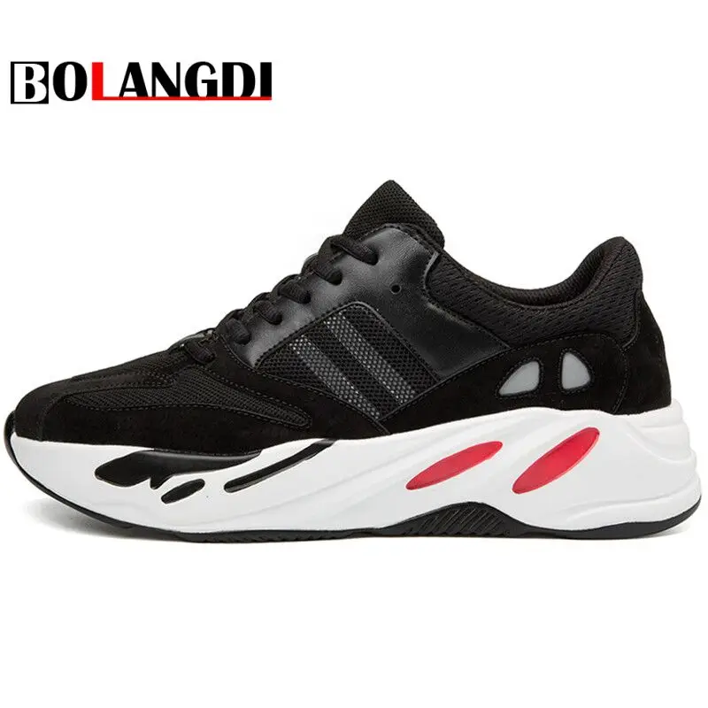 

Bolangdi New Arrival Men Running Shoes Breathable Mesh Sneakers Male Sports Shoes Training Running Shoes Trainer Big Size 39-48