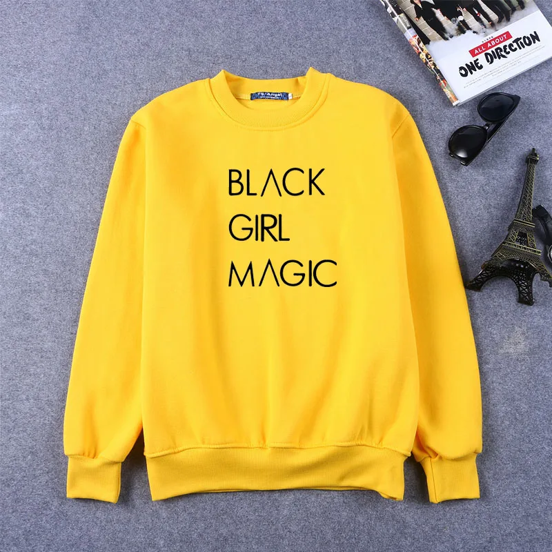 BLACK GIRL MAGIC Letters Print Women Sweatshirts Casual Funny Sweatshirts For Lady Girl Top Sweatshirts Hipster Drop Ship BLACK GIRL MAGIC Letters Print Women Sweatshirts Casual Funny Sweatshirts For Lady Girl Top Sweatshirts Hipster Drop Ship