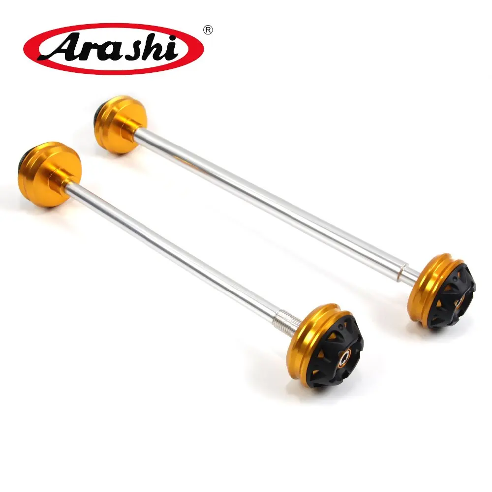 Arashi 1 Set CNC Front Rear Axle Slider For YAMAHA YZF R6 2006 2007