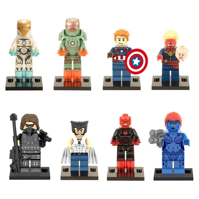 480 шт. XINH0109 Marvel Супергерои Мстители Капитан Америка Civil War Кирпичи Строительные блоки игрушки