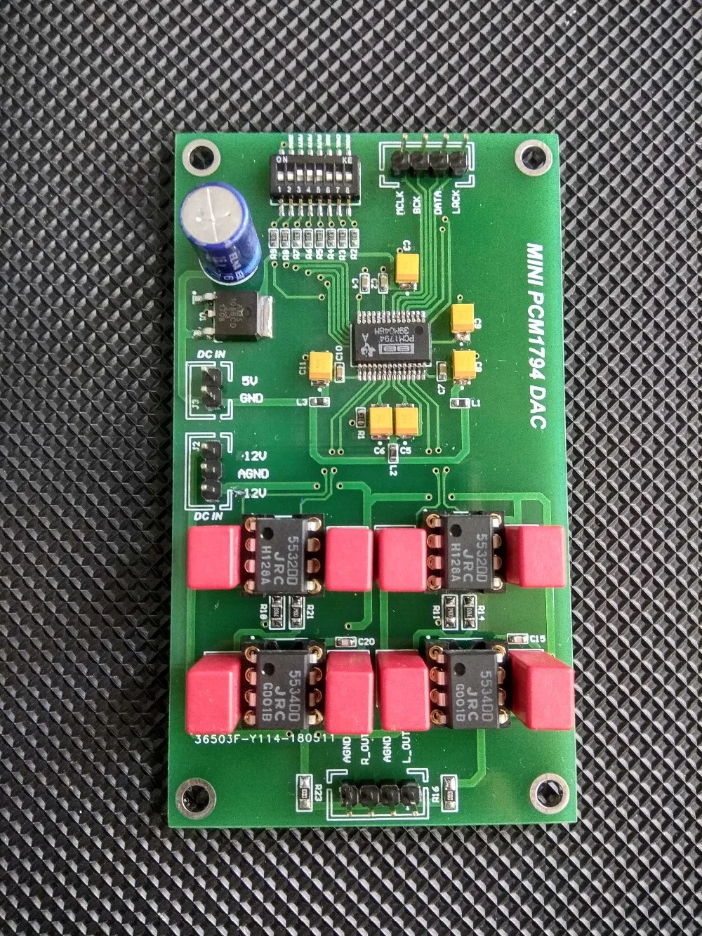 

PCM1794 DAC Decoding Support PCM24BIT 192KHZ