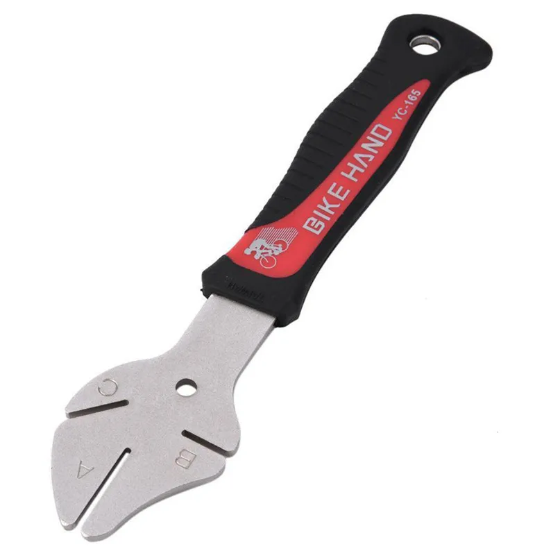 Bicycle Repair Tools Stainless Steel Bicycle Brake Disc Wrench Rotor Truing Tool Anti-slip Handle Cycling Equipment #2h06 (3)