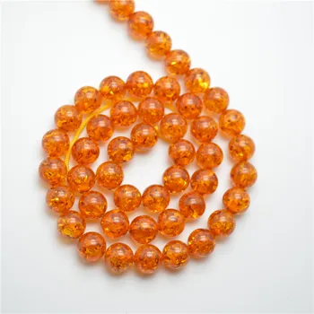 

8mm 10mm Synthetic Yellow Amber Round Loose Beads fit Various Bracelet Necklace Jewelry Making 5strands/Lot