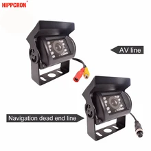 Bus and Truck Rear Camera with 18 LED 24V Navigation / AV Line Reversing Parking Waterproof Truck Night Vision
