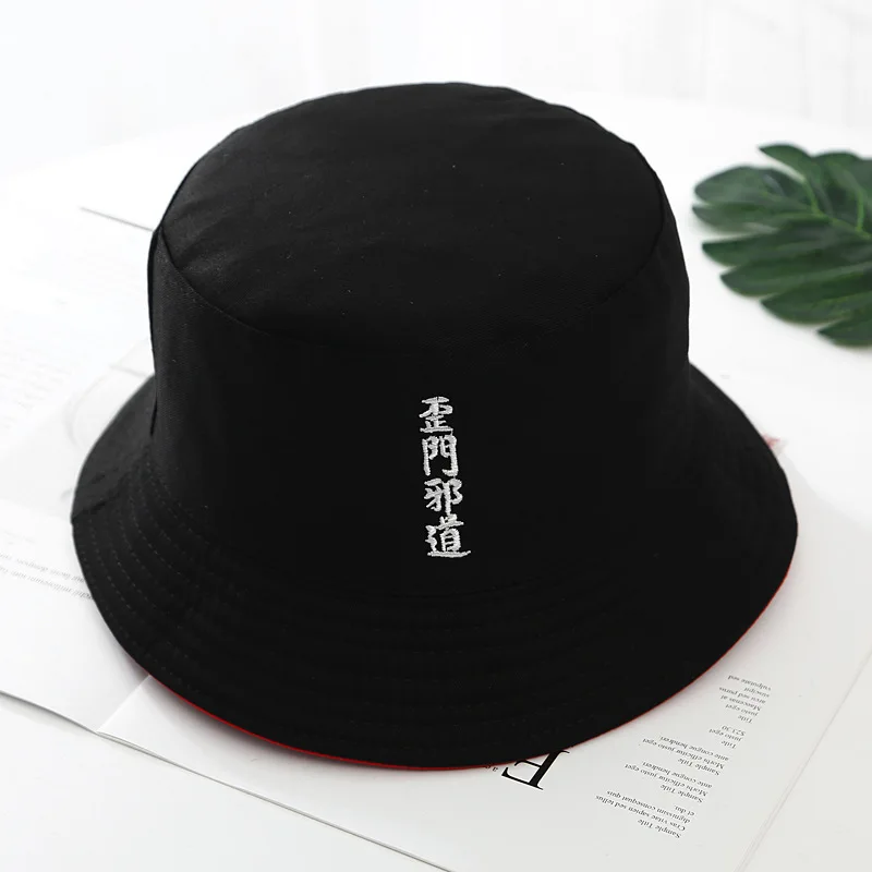 Новинка года, Хлопковые женские двухсторонние шляпы с вышивкой, осенние мужские повседневные Хип-хоп шляпы для рыбалки спортивные шапки с китайским