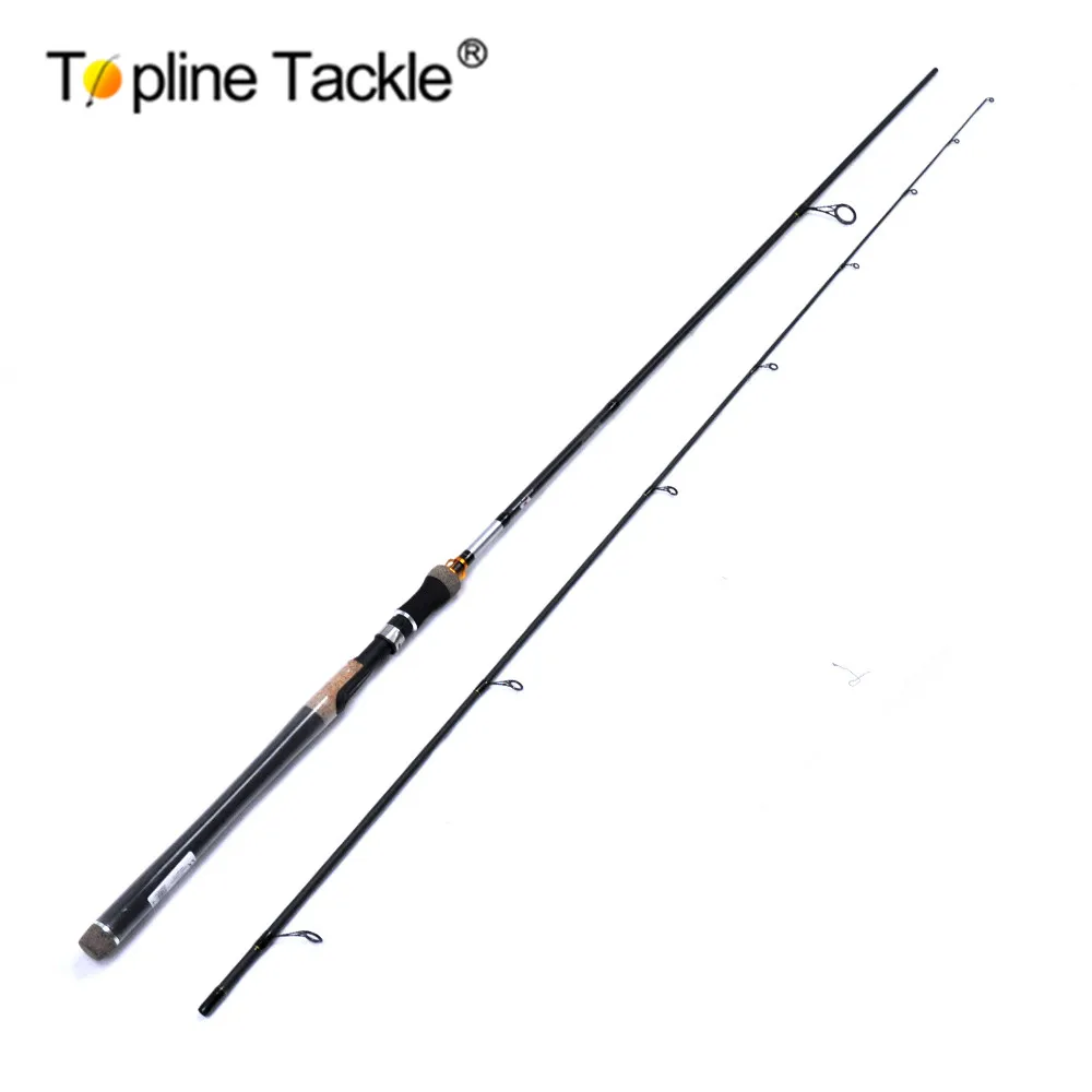 

Topline Tackle 2017 New Style Spinning Fishing Rod 2.4m ,2 Section Carbon Material Popular Sale