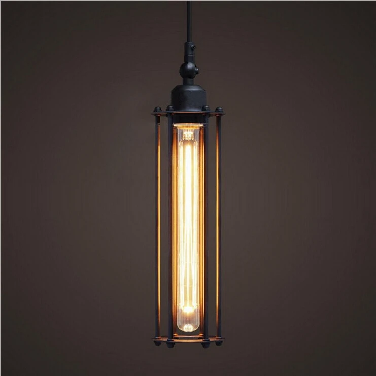 

NEW CREATIVE!American country retro LOFT bar creative restaurant industry Alcatraz iron chandelier punk single head lamp lights
