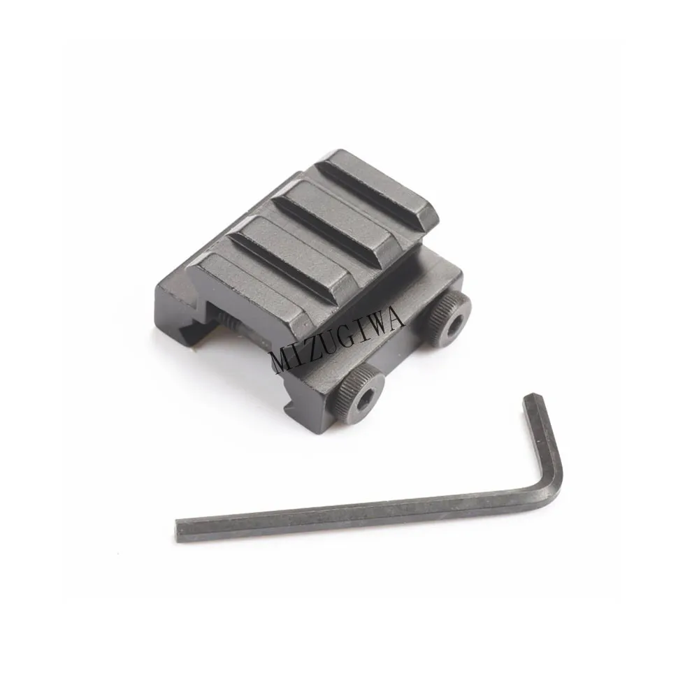 

1/2" 3-Slot Low Riser Weaver Picatinny Rifle Scope Mount Rail 20mm Base Adapter Rifle Gun Airgun Hunting Caza