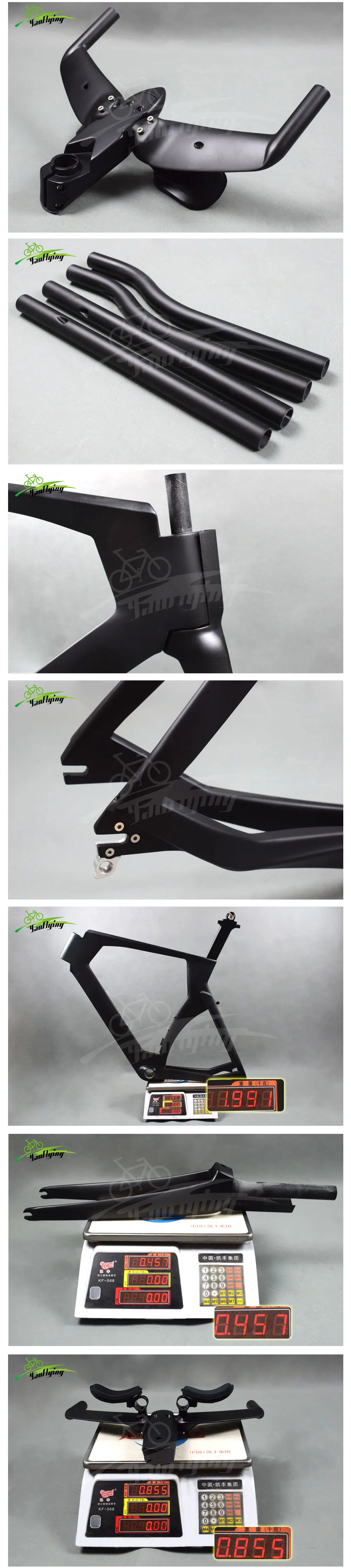 Flash Deal Airwolf Time Trail Carbon Bike Frame triathlon bike carbon road frame include fork/headset seatpost/clamp/stem/bar carbon frame 27