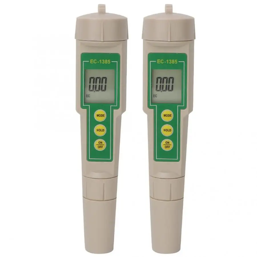 EC 1385 PH метр 3 в 1 EC/CF/ Tester/тестер качества воды тестер проводимости метр|Измерители
