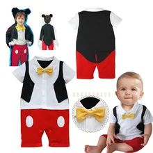 Детский комбинезон; детская одежда; одежда для детей; одежда для маленьких мальчиков и девочек; одежда в стиле Минни с галстуком-бабочкой; Одежда для девочек; розничная