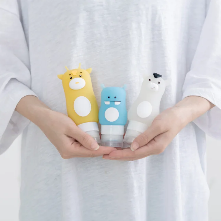 3pc/set Mini Silica Gel Portable Soap Dispenser Women Travel Shampoo Bottle Liquid Soap Bottle 50ml 70ml 90ml 3pc/set Mini Silica Gel Portable Soap Dispenser Women Travel Shampoo Bottle Liquid Soap Bottle 50ml 70ml 90ml
