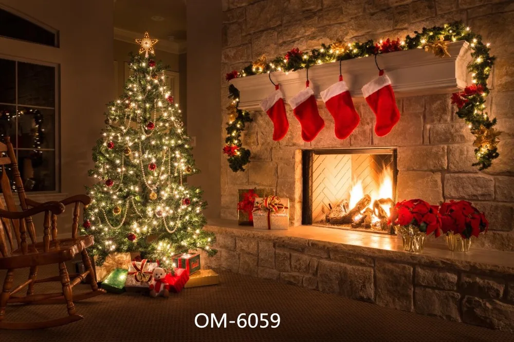 

SHENGYONGBAO Vinyl Custom Photography Backdrops Prop Christmas day theme Photography Background OM-6059