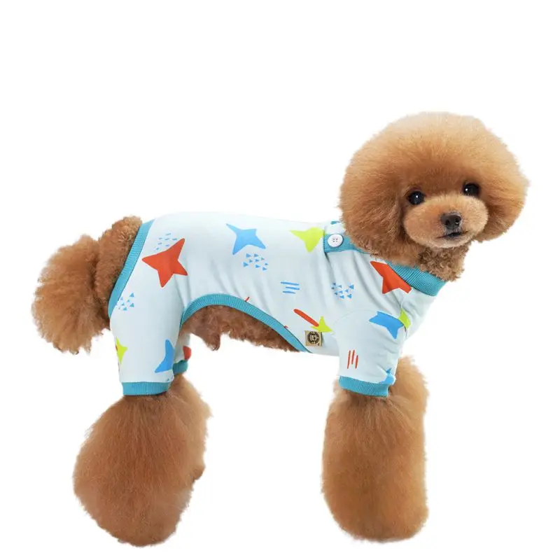 Buy Hot Cotton Pet Dog Tracksuit Star Print Clothing