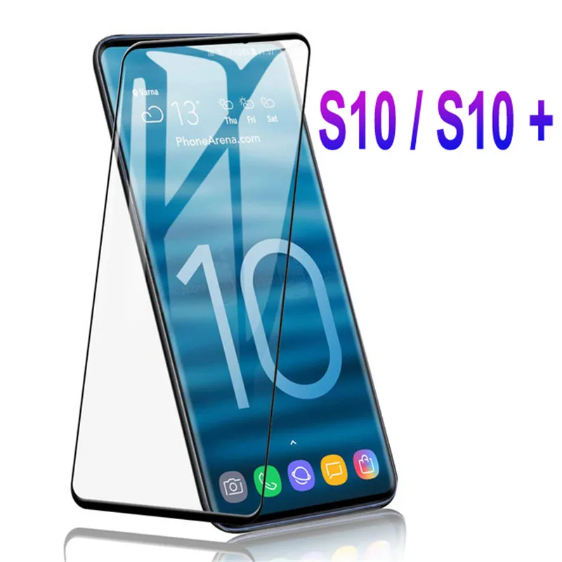 Закаленное защитное стекло 10D для Samsung Galaxy S10 пленка экрана Plus 10 S 10Pro | Мобильные