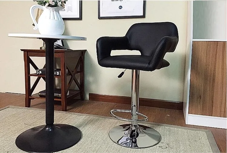 

North American popular bar chair Western European fashion cafe stool wholesale black color free shipping